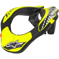 Aplinestars Youth Neck Support Black/Fluro Yellow L/XL fits Ages 8-14 Years
