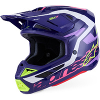 Alpinestars 2026 S-M7 Deed Purple / Pink Helmet