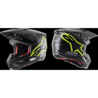Alpinestars SM5 Rover Helmet ECE 2021 Black Yellow Matt XL
