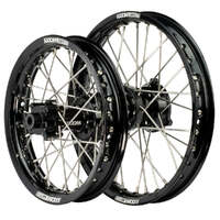 Axiom 14/12 Black/Black Wheel Set for Husqvarna TC65 2017-2024