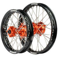 Axiom 14/12 Black/Orange Wheel Set for Gas-Gas MC65 2021-2024