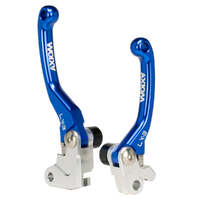 Axiom Blue Brake & Clutch Flex Pivot Lever Set for Husqvarna TC65 2017-2024