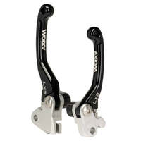 Axiom Black Brake & Clutch Flex Pivot Lever Set for Husqvarna TC85 2014-2024