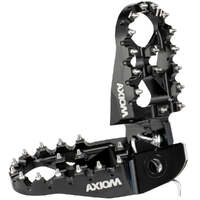 Axiom 57mm Black Alloy Footpegs for KTM  125 SX 1993-2015