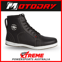 Mens Motorcycle Boots Urban Leather Air Black Size EU 41-48, US 7-13 Motodry