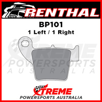 Renthal Honda CR 250 2002-2007 RC-1 Works Sintered Rear Brake Pad BP101