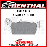 Renthal Gas-Gas SM 125 FSE 2002 RC-1 Works Sintered Rear Brake Pad BP103