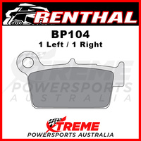 Renthal Gas Gas EC 450 Raid 2014 RC-1 Works Sintered Rear Brake Pad BP104