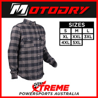 Mens Motorcycle Jacket Hunter Black/Grey Motodry