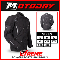Mens Motorcycle Jacket Thermo Black Motodry