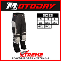 Mens Motorcycle Pants Advent Tour Black/Light Grey Motodry