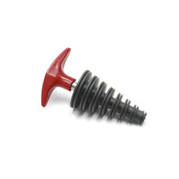 Exhaust Silencer Plug Small 15mm to 30mm Red, DRC D31-14-304
