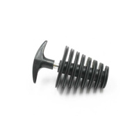 Exhaust Silencer Plug Large 30mm to 50mm Black, DRC D31-14-402