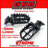 50mm Wide Foot Pegs -5mm Lower Yamaha WR400F-450F 1999-2015, DRC D48-02-406