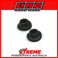 Dirt Bike Wheel Air Valve Mud Guards Pair Black Moto Tyre Tire MX