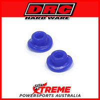 Dirt Bike Wheel Air Valve Mud Guards Pair Blue Moto Tyre Tire MX