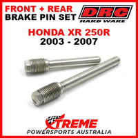 DRC Honda XR250R XR 250R 2003-2007 Front Rear Stainless Brake Pin Set D58-33-201