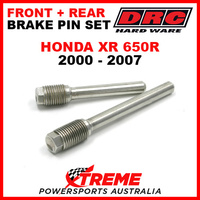 DRC Honda XR650R XR 650R 2000-2007 Front Rear Stainless Brake Pin Set D58-33-201