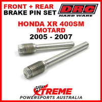 DRC Honda XR400SM Motard 2005-2007 Front Rear Stainless Brake Pin Set D58-33-201