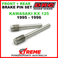 DRC Kawasaki KX125 KX 125 1995-96 Front Rear Stainless Brake Pin Set D58-33-201