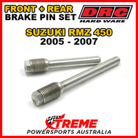 DRC For Suzuki RMZ450 RMZ 450 2005-07 Front Rear Stainless Brake Pin Set D58-33-201