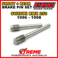 DRC For Suzuki RMX250 RMX 250 1996-98 Front Rear Stainless Brake Pin Set D58-33-201
