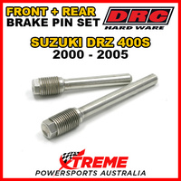 DRC For Suzuki DRZ400S DRZ 400S 2000-05 Front Rear Stainless Brake Pins D58-33-201