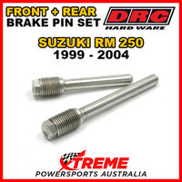 DRC For Suzuki RM250 RM 250 1999-2004 Front Rear Stainless Brake Pin Set D58-33-201