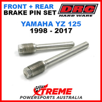 DRC Yamaha YZ125 YZ 125 1998-2017 Front Rear Stainless Brake Pin Set D58-33-201