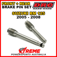DRC For Suzuki RM125 RM 125 2005-2008 Front Rear Stainless Brake Pin Set D58-33-202