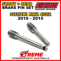 DRC For Suzuki RMZ450Z RMX 450Z 2010-15 Front Rear Stainless Brake Pins D58-33-202