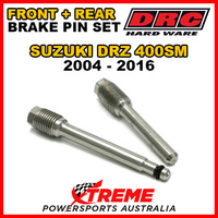 DRC For Suzuki DRZ400SM DRZ 400SM 2004-16 Front Rear Stainless Brake Pins D58-33-202