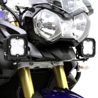 Denali Light AUX Mounts for Triumph TIGER 800XC 2011-2019