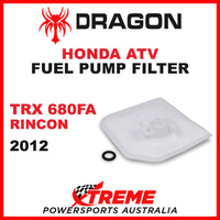 Whites TRX680FA RINCON 2012 ATV HONDA FUEL PUMP FILTER SQUARE STYLE 