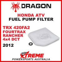 Whites TRX420FA2 4X4 DCT FOURTRAX RANCHER 2014 ATV HONDA FUEL PUMP FILTER 
