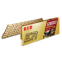 DID 520 ERS3 Off-Road Exclusive Racing Chain Gold/Gold 120 Link FB Clip Type
