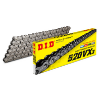 DID 520 VX3 X-RING GOLD 120 LINK RIVET LINK PRO STREET