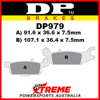 Yamaha YFM 700 Grizzly EPS 07-14 DP Brakes Sintered Metal Brake Pad