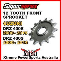 SUPERSPROX FRONT SPROCKET 12T For Suzuki DRZ 400E DRZ400E 00-2015 400S DRZ400S 00-14