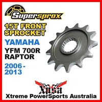 SUPERSPROX FRONT SPROCKET 15T YAMAHA YFM 700R YFM700R RAPTOR 2006-2013 ATV MX