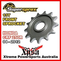 SUPERSPROX FRONT SPROCKET 13T 13 TOOTH HONDA CRF 250R CRF250R 2004-2012 STEEL MX