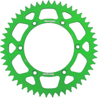 Supersprox 51 Tooth Green Rear Alloy Sprocket for Kawasaki KX80 1986-2000