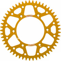 Supersprox 49 Tooth Gold Rear Alloy Sprocket for Husqvarna TE510 2004-2010