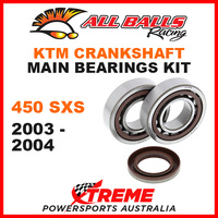 All Balls 24-1106 KTM 450SXS 450 SXS 2003-2004 Crankshaft Main Bearings MX