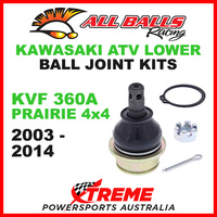 42-1033 Kawasaki KVF 360A Prairie 4x4 03-14 All Balls ATV Lower Ball Joint Kit