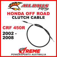 ALL BALLS 45-2018 MX HONDA CLUTCH CABLE CRF450R CRF 450R 2002-2008 DIRT BIKE