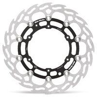Moto Master 298mm Front Black Left Flame Floating Brake Disc for GasGas EX 450 F 2021-2025