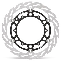 Moto Master 270mm Front Black Left Flame Floating Brake Disc for Husqvarna TE 250 i 2018-2022