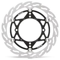 Moto Master 270mm Front Black Left Flame Floating Brake Disc for Kawasaki KX 450 F 2006-2018