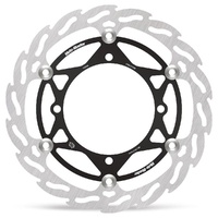 Moto Master 270mm Front Black Left Flame Floating Brake Disc for Suzuki RM-Z 450 2005-2025
